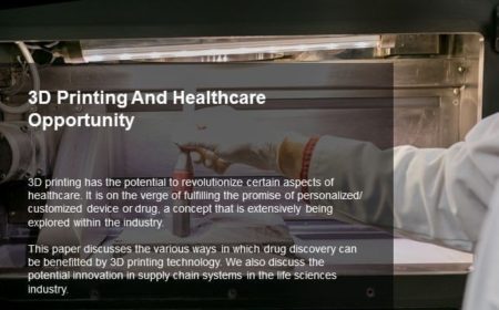 3D Printing and Healthcare Opportunity